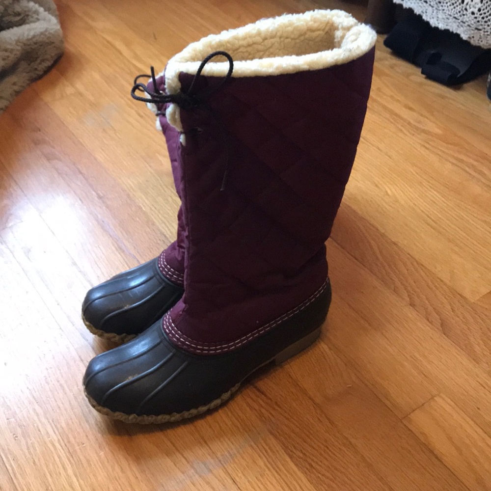 Quilted Bean Boots